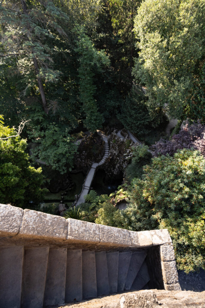 A view down from the tower. Not for the faint of heart!