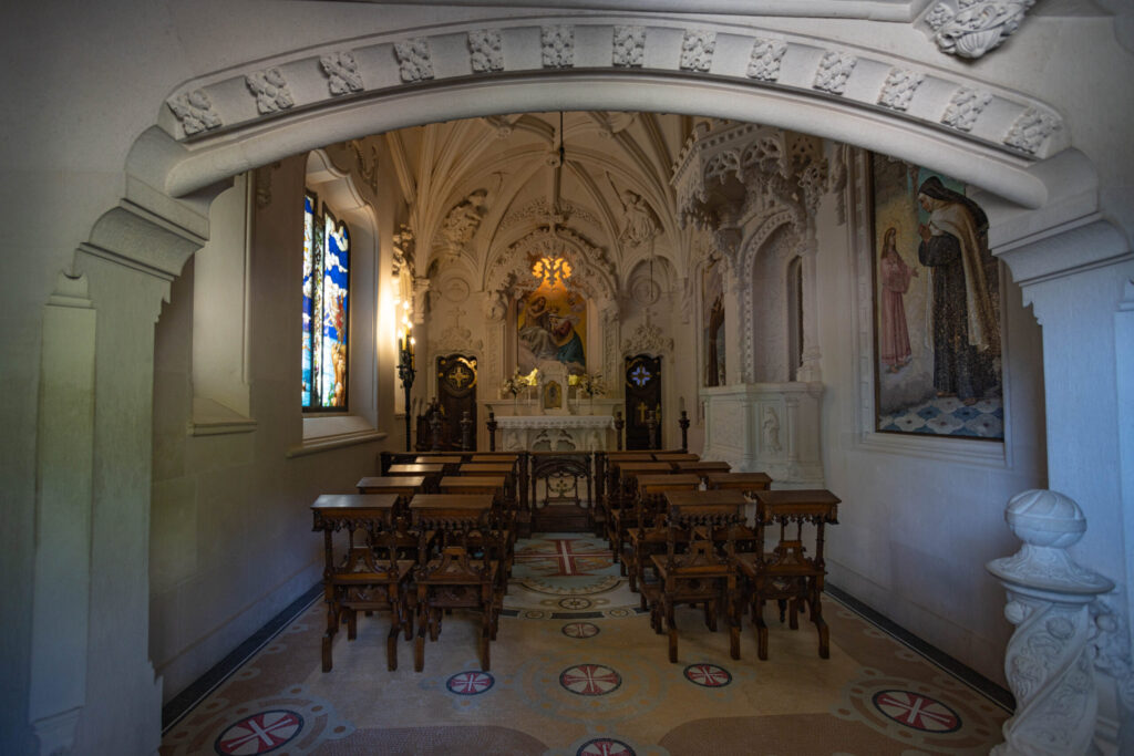Inside the chapel