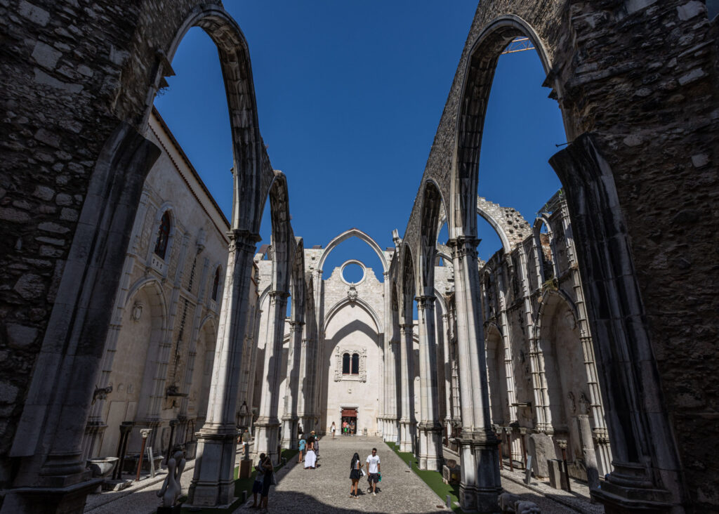 Inside Carmo Archaeological Museum