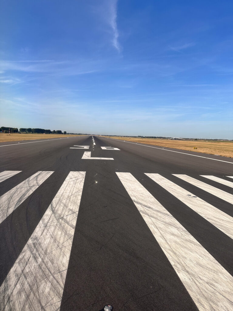Polderbaan (Runway 18R-36L) at Amsterdam Airport Schiphol