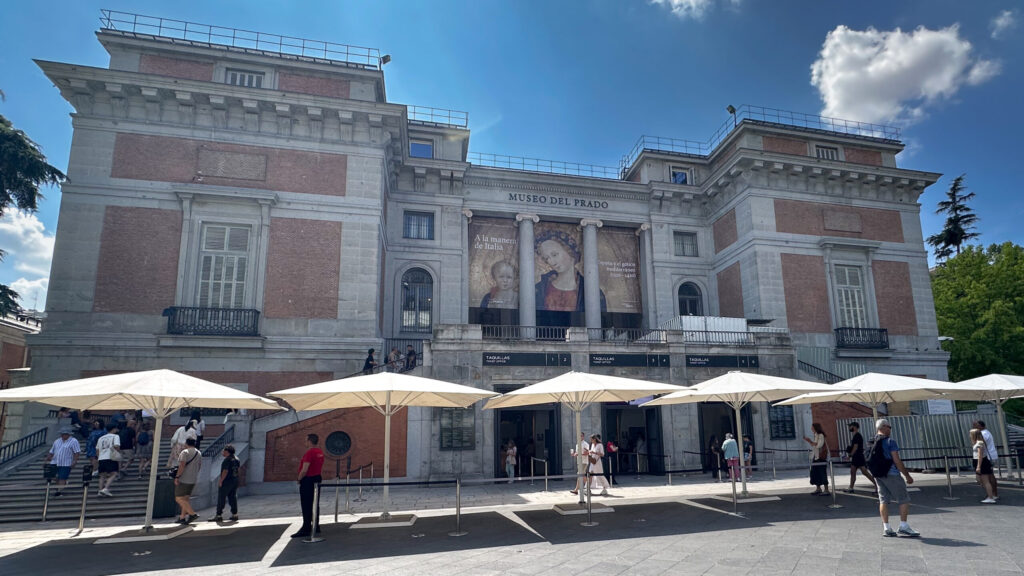 The Goya entrance to the Museo Nacional del Prado